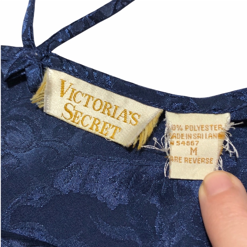 Vintage Victoria’s Secret Satin Brocade Gown - Picture 11 of 14